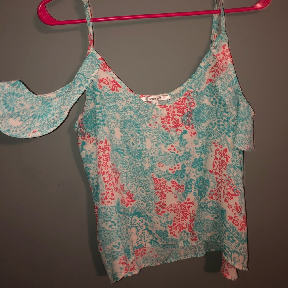 Blue tank top